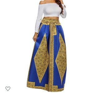 African Print maxi skirt